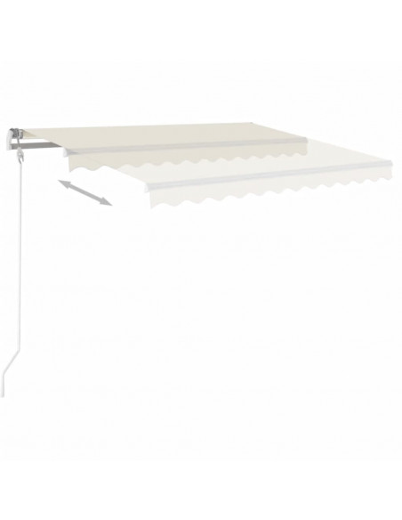 Tenda da Sole Retrattile Automatica 350x250 cm Crema