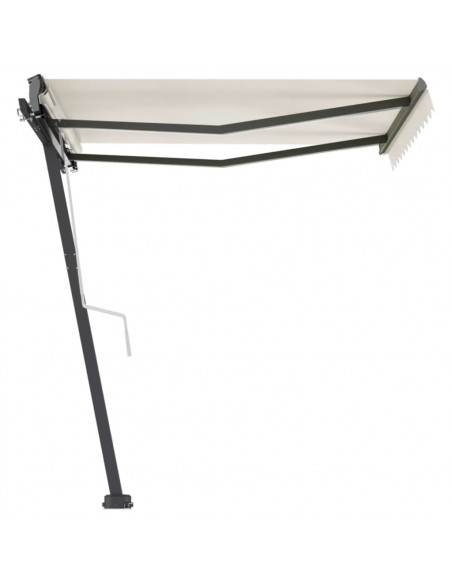 Tenda da Sole Manuale Autoportante Manuale 350x250 cm Crema