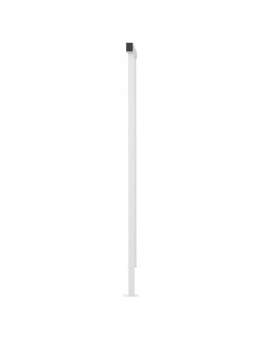 Tenda da Sole Retrattile Automatica Pali 4,5x3 m Gialla Bianca