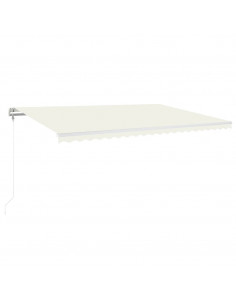 Tenda da Sole Retrattile Automatica 500x350 cm Crema