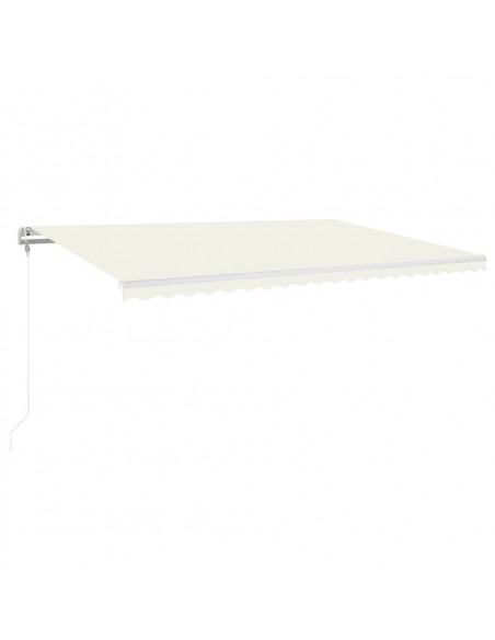 Tenda da Sole Retrattile Automatica 500x350 cm Crema