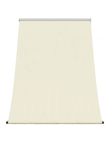 Tenda da Sole Retrattile Crema 100x150 cm in Tessuto e Acciaio
