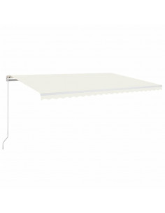 Tenda da Sole Retrattile Manuale 500x300 cm Crema