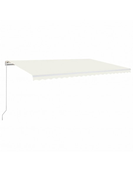 Tenda da Sole Retrattile Manuale 500x300 cm Crema