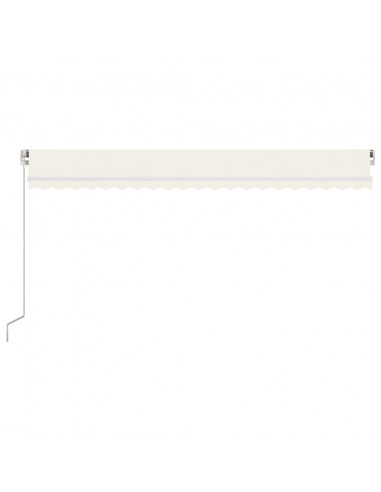 Tenda da Sole Retrattile Manuale 500x300 cm Crema