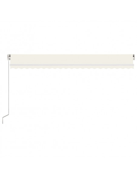 Tenda da Sole Retrattile Manuale 500x300 cm Crema
