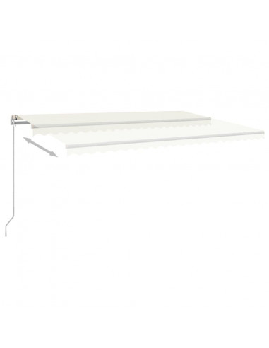 Tenda da Sole Retrattile Manuale 500x300 cm Crema