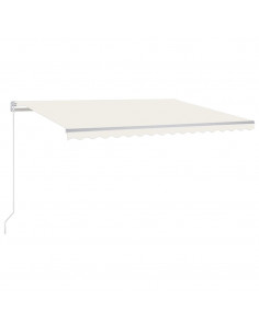 Tenda da Sole Retrattile Manuale 450x300 cm Crema