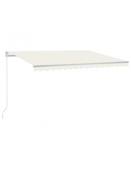 Tenda da Sole Retrattile Manuale 450x300 cm Crema