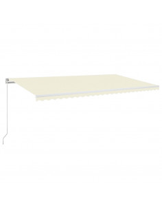 Tenda da Sole Retrattile Manuale 600x350 cm Crema
