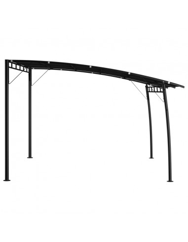 Tenda Parasole da Giardino 4x3x2,55 m Antracite
