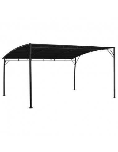 Tenda Parasole da Giardino 4x3x2,55 m Antracite