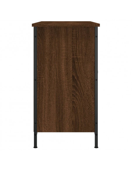 Mobile TV Rovere Marrone 100x35x65 cm in Legno Multistrato