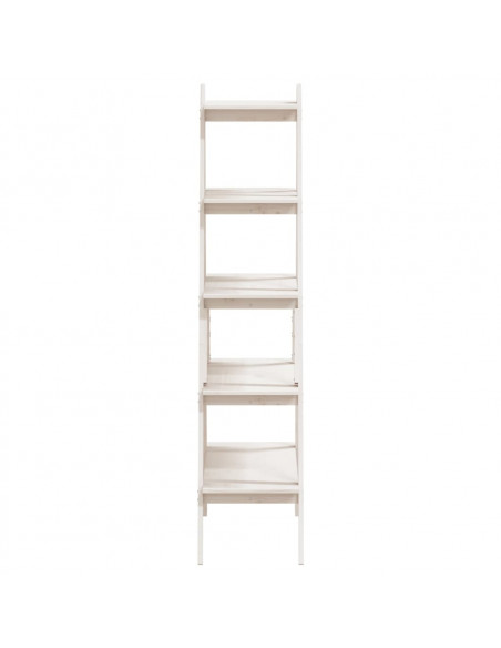 Scaffale 5 Ripiani a Forma di A 110x40x180,5 cm Massello Pino