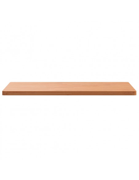Piano per Tavolo 80x80x2,5 cm Quadrato Legno Massello di Faggio