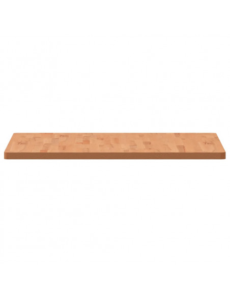 Piano per Tavolo 80x80x2,5 cm Quadrato Legno Massello di Faggio