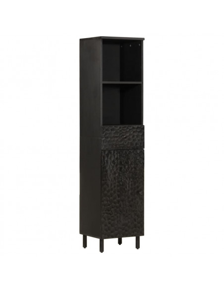 Set Mobili da Bagno 3 pz in Legno Massello di Mango
