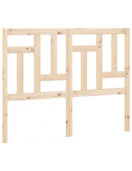 Testiera per Letto 140,5x4x100 cm in Legno Massello di Pino