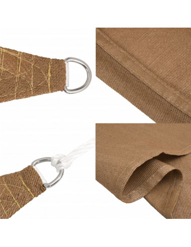 Vela Parasole 160 g/m² Talpa 3,6x3,6 m in HDPE