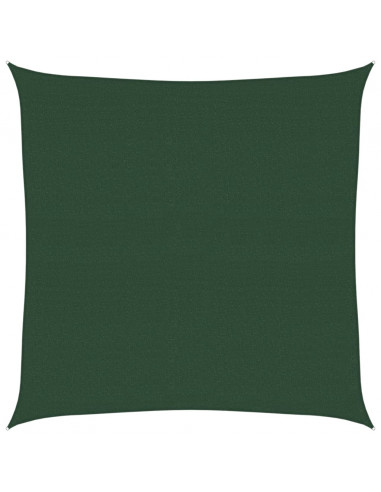 Vela Parasole 160 g/m² Verde Scuro 4x4 m in HDPE