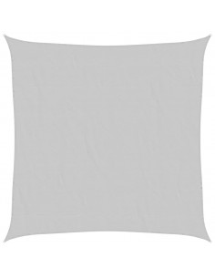 Vela Parasole Grigio Chiaro 5x5 m 100% Poliestere Oxford