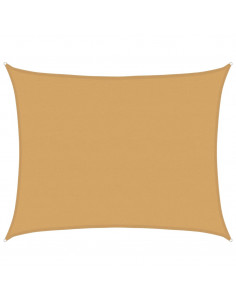 Vela Parasole 160 g/m² Rettangolare Sabbia 6x8 m in HDPE 2