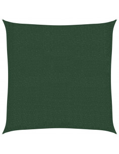 Vela Parasole 160 g/m² Verde Scuro 3x3 m in HDPE 2