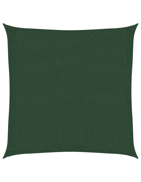 Vela Parasole 160 g/m² Verde Scuro 3x3 m in HDPE