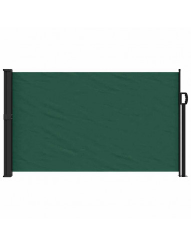 Tenda da Sole Laterale Retrattile Verde Scuro 120x300 cm