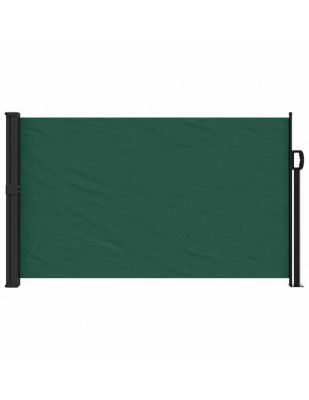 Tenda da Sole Laterale Retrattile Verde Scuro 120x300 cm