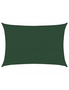 Vela Parasole 160 g/m² Verde Scuro 5x6 m in HDPE 2