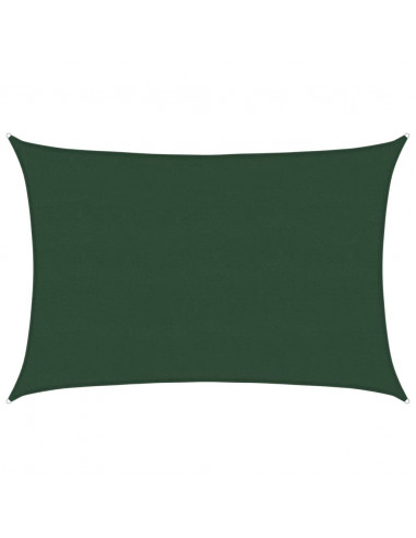 Vela Parasole 160 g/m² Verde Scuro 5x6 m in HDPE