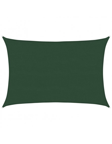 Vela Parasole 160 g/m² Verde Scuro 5x6 m in HDPE