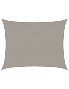 Vela Parasole 160 g/m² Rettangolare Grigio Chiaro 6x8 m in HDPE 2