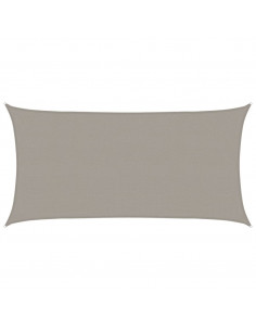 Vela Parasole 160 g/m² Rettangolare Grigio Chiaro 2x4 m in HDPE 2