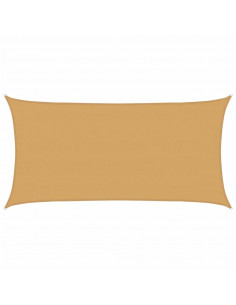 Vela Parasole 160 g/m² Rettangolare Sabbia 4x7 m in HDPE 2