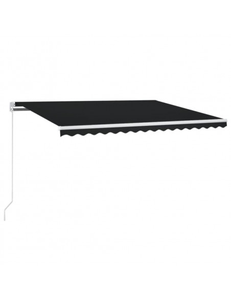 Tenda da Sole Retrattile Manuale 450x350 cm Antracite