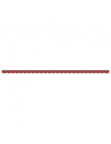 Tessuto di Ricambio per Mantovana da Tenda Strisce Bordeaux 6 m