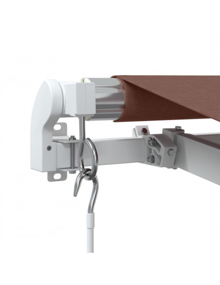 Tenda Sole Retrattile Manuale 500x300 cm Marrone
