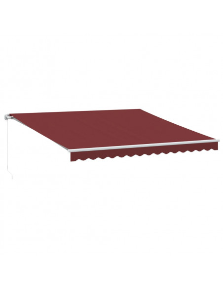 Tenda da Sole Retrattile Manuale Bordò 400x350 cm