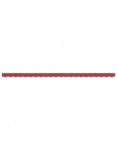 Tessuto di Ricambio per Mantovana da Tenda Strisce Bordeaux 5 m 2