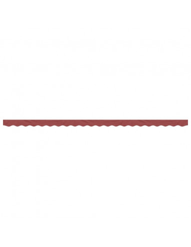 Tessuto di Ricambio per Mantovana da Tenda Strisce Bordeaux 5 m