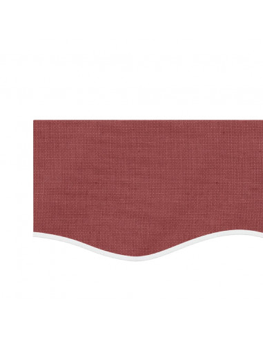 Tessuto di Ricambio per Mantovana da Tenda Strisce Bordeaux 5 m