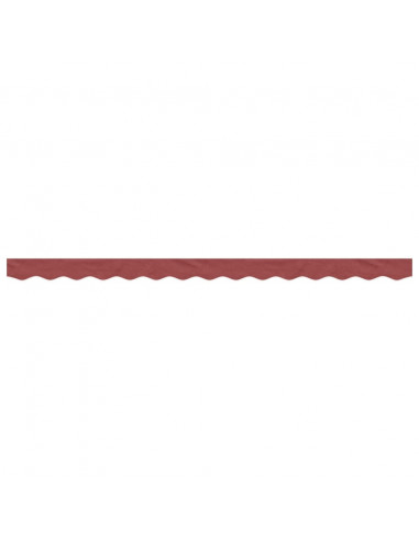 Tessuto di Ricambio per Mantovana Tenda Strisce Bordeaux 3,5 m