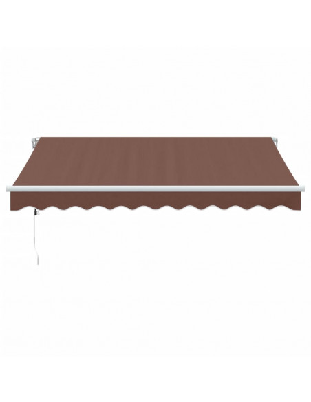 Tenda da Sole Retrattile Automatica Marrone 300x250 cm