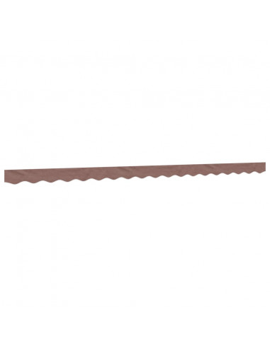 Tessuto di Ricambio per Mantovana da Tenda Strisce Marroni 4,5m