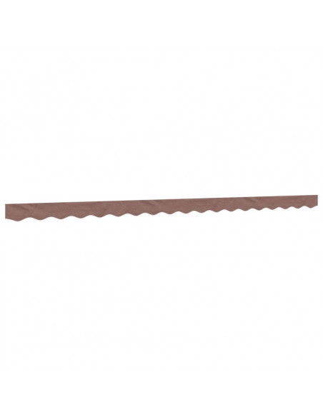 Tessuto di Ricambio per Mantovana da Tenda Strisce Marroni 4,5m