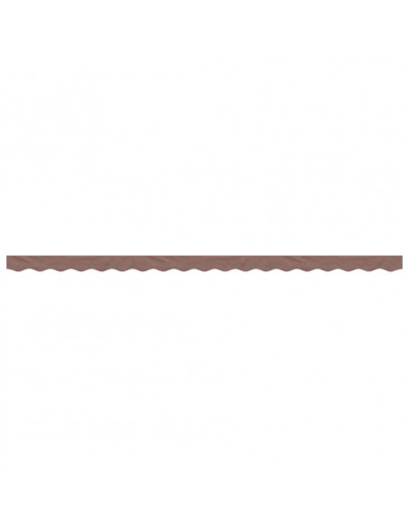 Tessuto di Ricambio per Mantovana da Tenda Strisce Marroni 4,5m