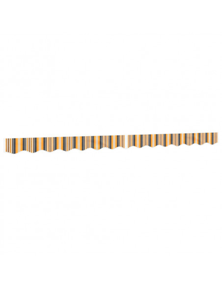 Tessuto Ricambio per Mantovana Tenda Righe Giallo Grigio 3,5 m