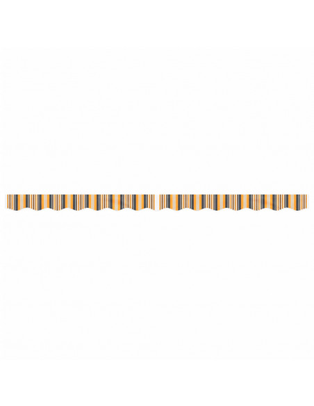 Tessuto Ricambio per Mantovana Tenda Righe Giallo Grigio 3,5 m